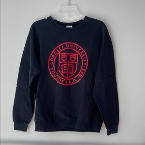 Cornell Black and Red Sweatshirt